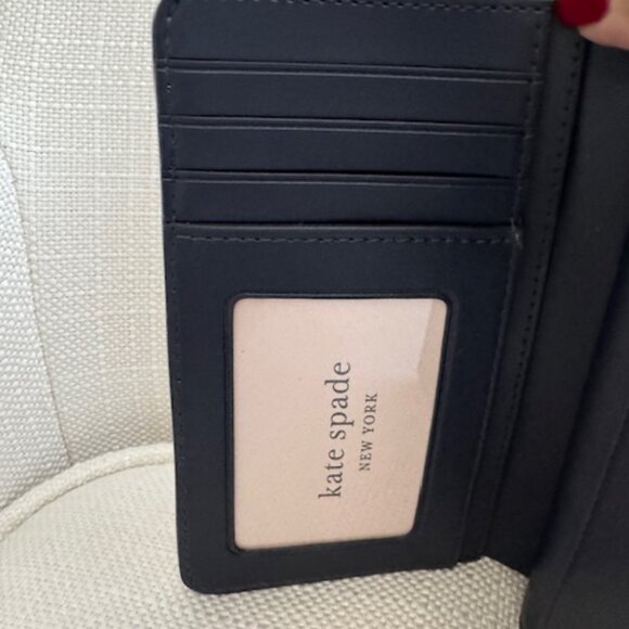 Kate Spade NWT 'Staci Tea Garden Toss' Medium Compact Wallet - Picture 6 of 7